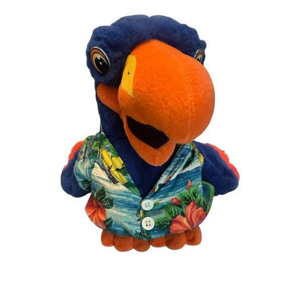 Vtg Rockin' Boogie Birds Blue Stuffed Toucan Plush Sings Dance Animated 2001 - Picture 5 of 10